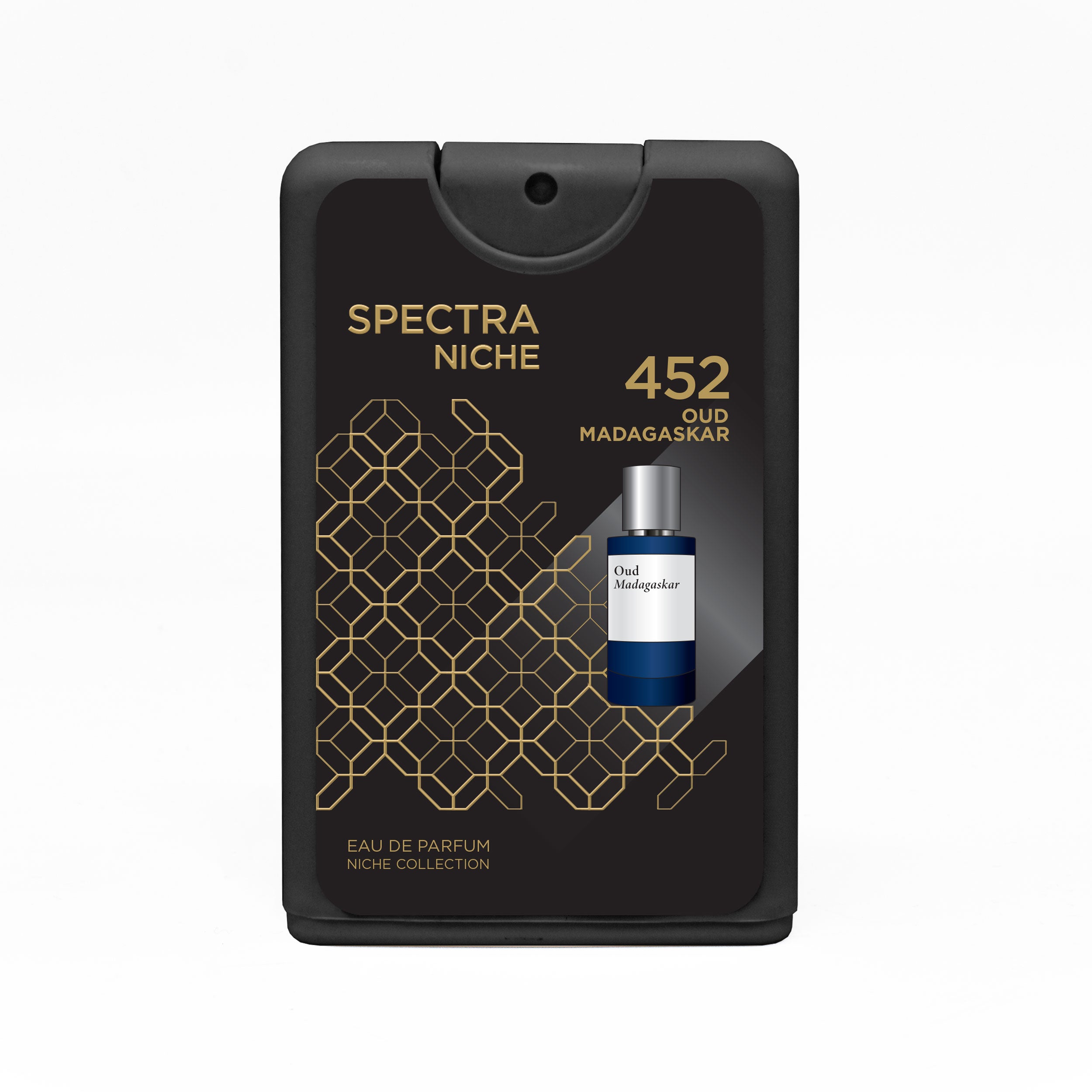 Spectra Pocket Niche 452 Oud Madaskar EDP Unisex Perfume – 18ml