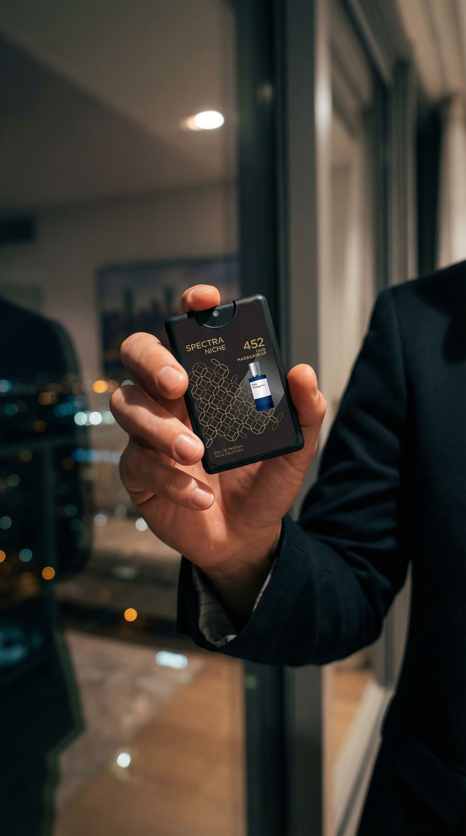 Spectra Pocket Niche 452 Oud Madaskar EDP Unisex Perfume – 18ml