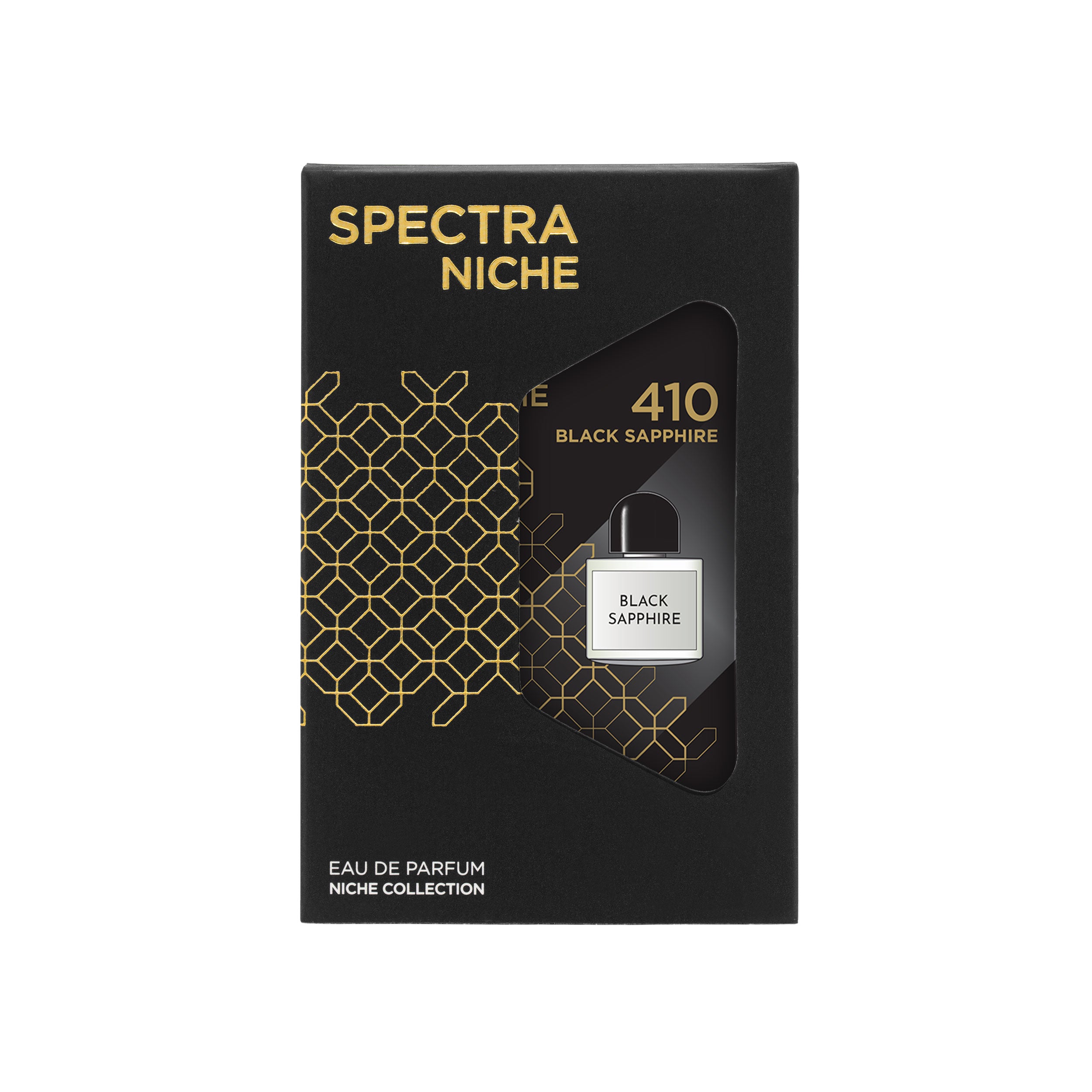 Spectra Pocket Niche 410 Black Sapphire EDP Unisex Perfume – 18ml