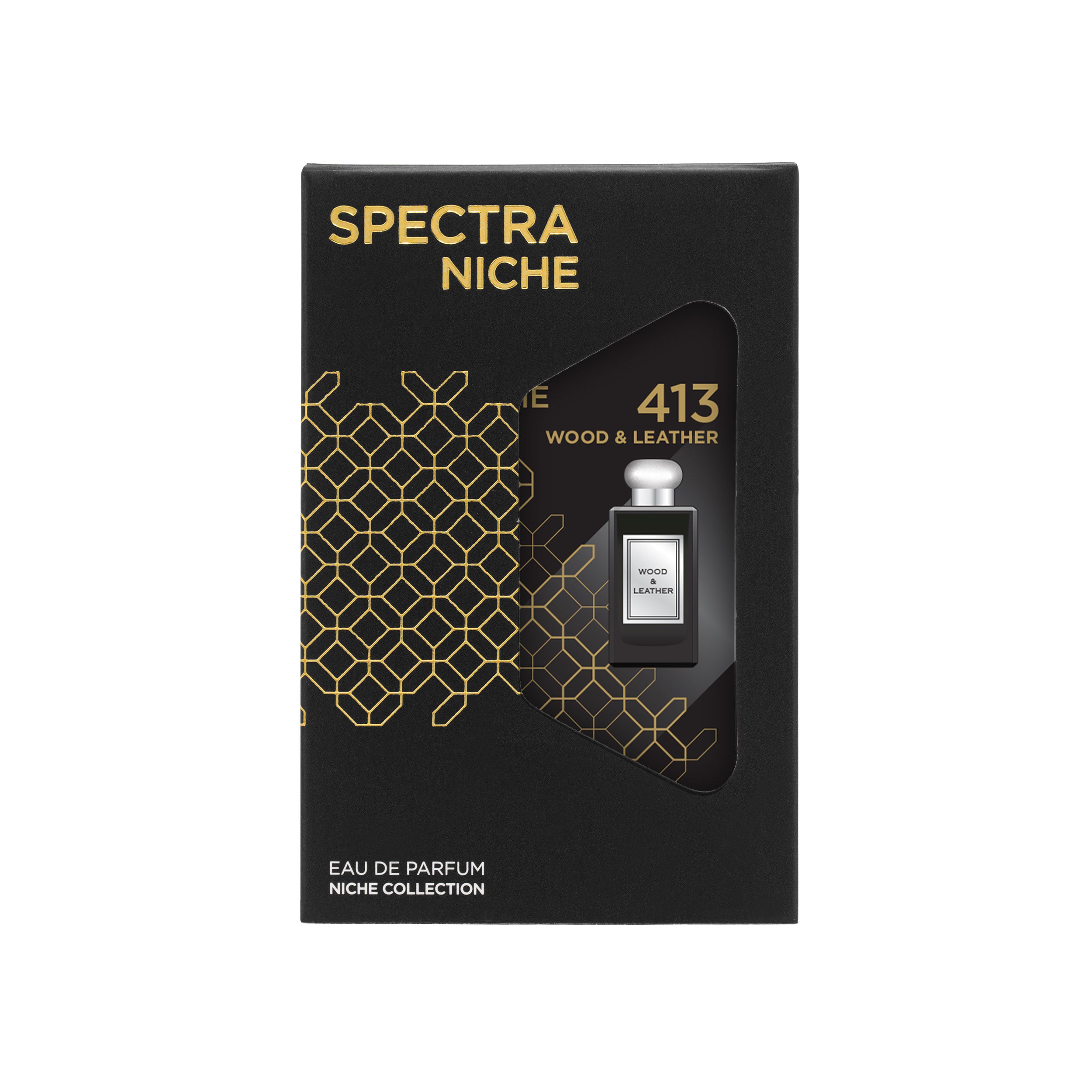 Spectra Pocket Niche 413 Wood & Leather EDP Unisex Perfume – 18ml