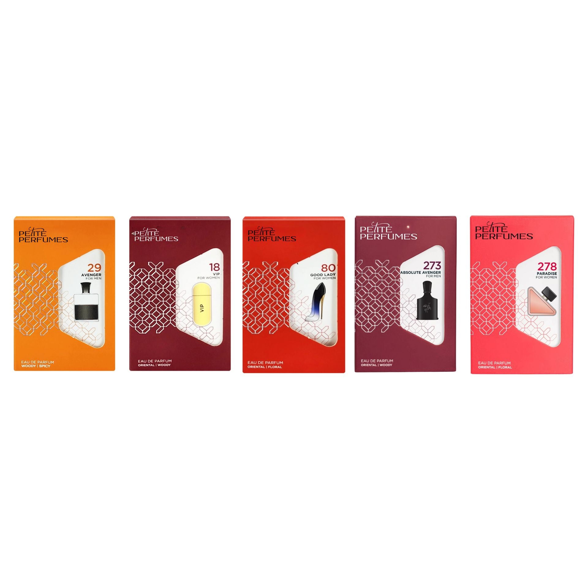 Choose Five Perfumes From Inspired By Collection