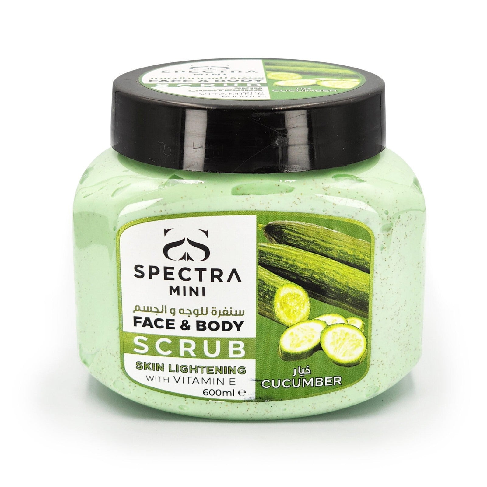 Spectra Mini Face & Body Scrub – Cucumber 600ml