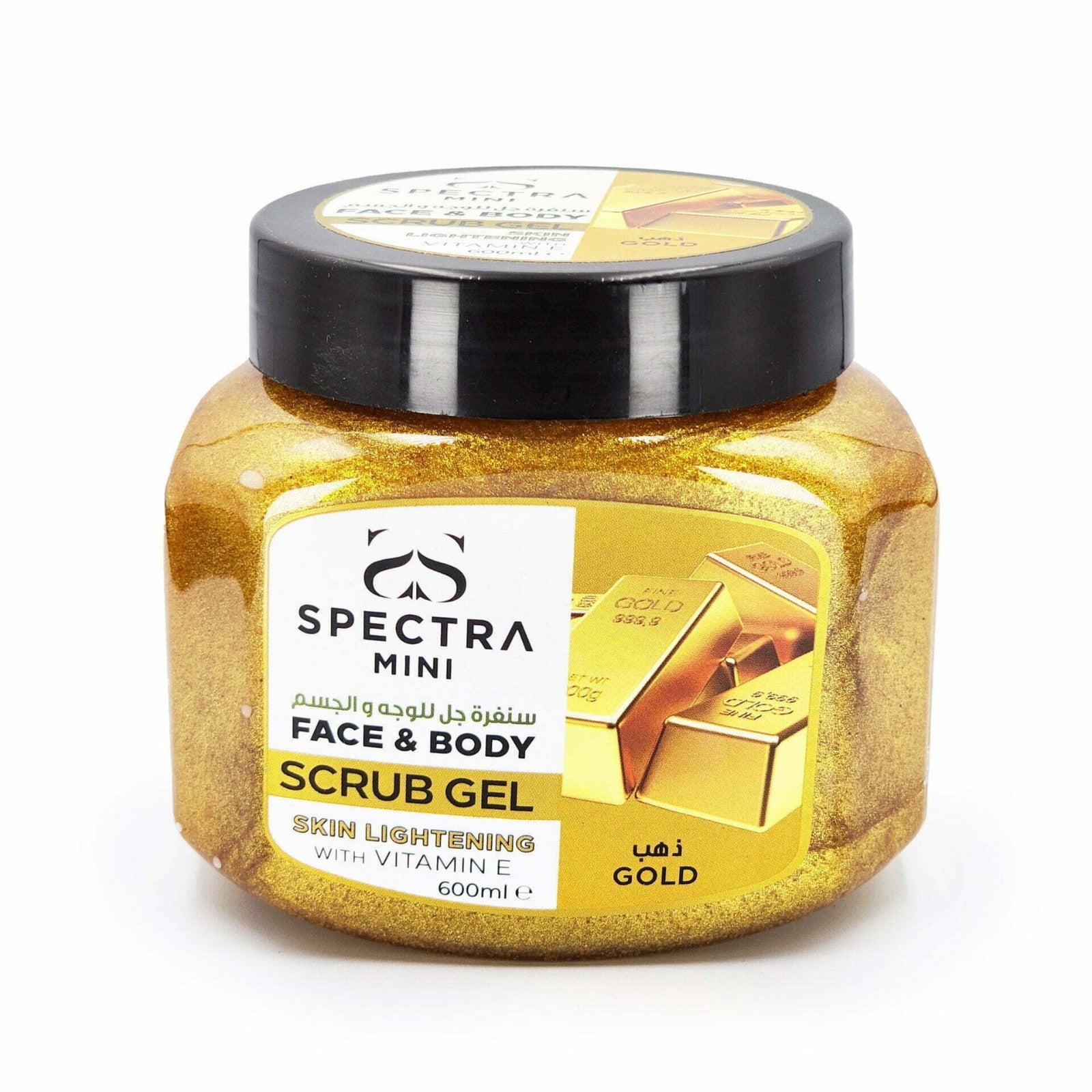Spectra Mini Face & Body Scrub Gel – Gold 600ml
